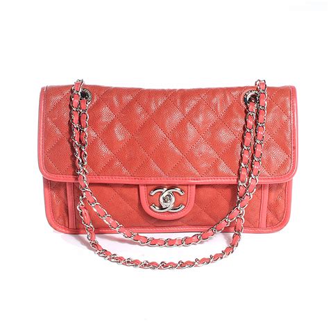 chanel french riviera flap bag|CHANEL French Riviera Flap Caviar Red SHW – Bag .